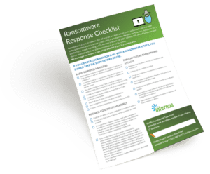 2022 Internos Ransomware Response Checklist Promo