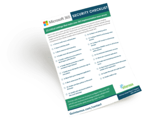 MS 365 Security Checklist promo